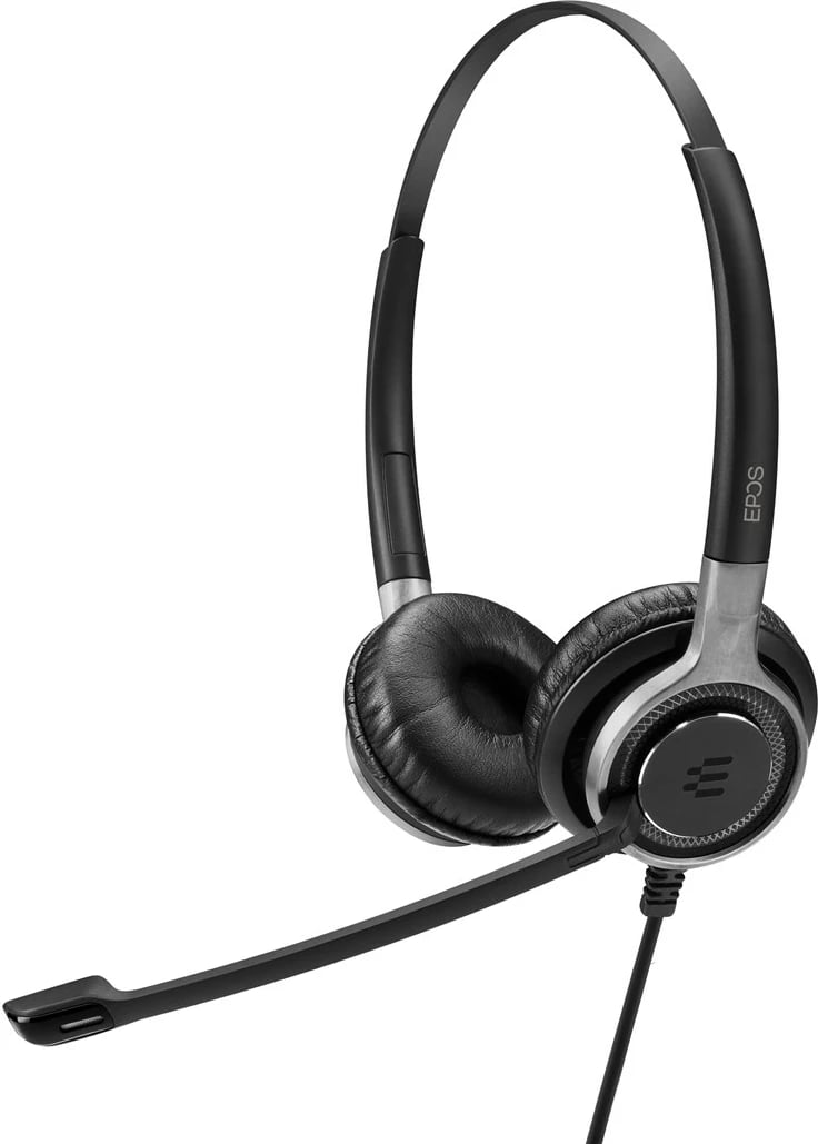 Kufje Sennheiser IMPACT SC 660 USB ML me mikrofon, USB Type-A, e zezë/argjendtë