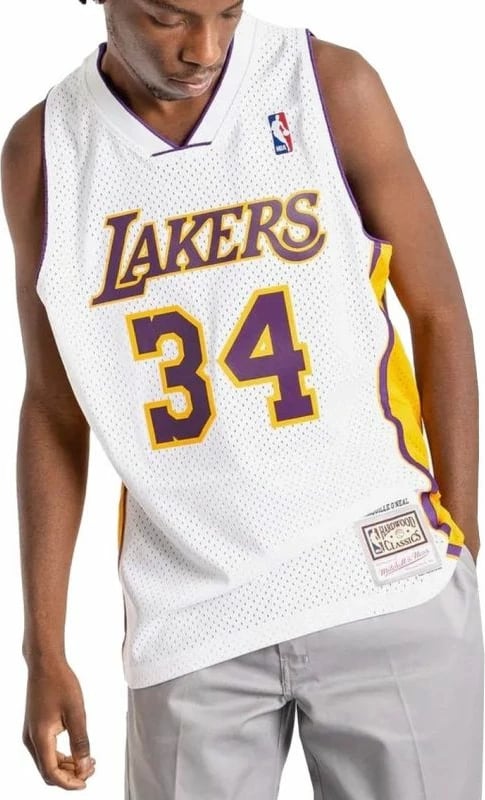 Maicë për meshkuj Mitchell & Ness, e bardhë