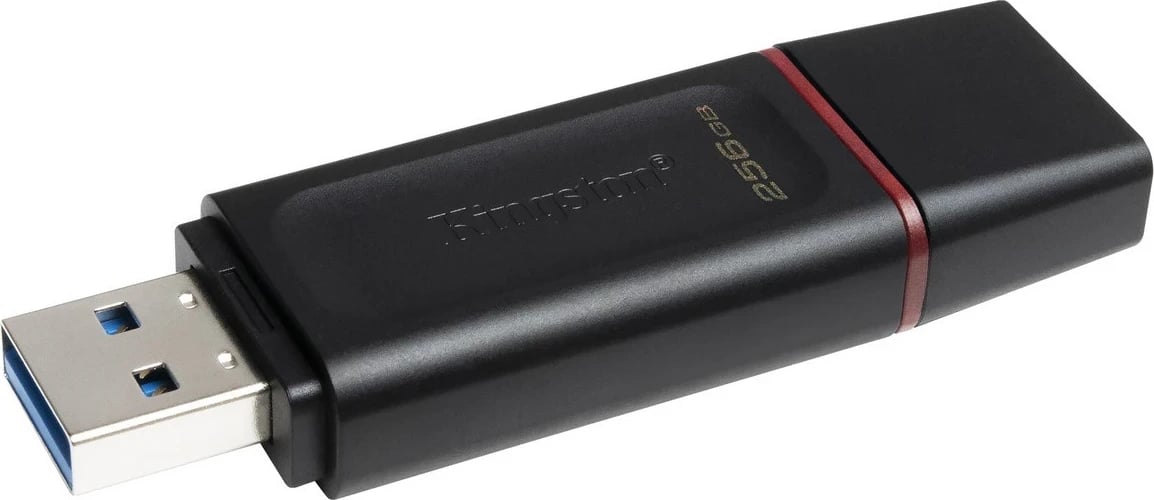 Flash memorie USB Kingston, 256 GB, Gen 1, e zezë