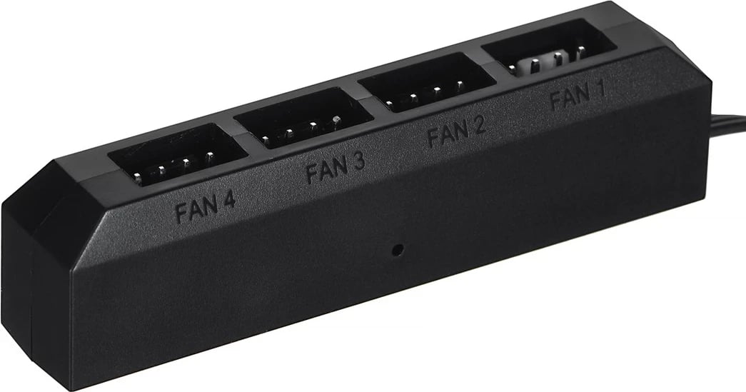 Hub i Ventilatorëve DEEPCOOL FH-04, i Zi