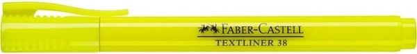 Marker tekstesh Faber-Castell Textliner 38, i verdhë