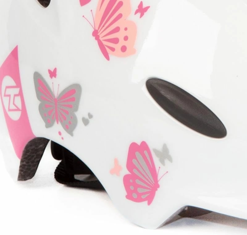 Helmetë për fëmijë Tempish, e bardhë