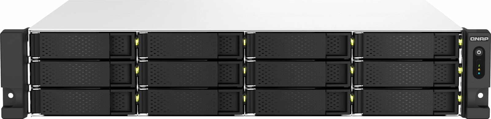 NAS QNAP TS-1264U-RP-8G, 2U rackmount, 12x3.5/2.5 SATA, Intel Celeron N5095, 8GB RAM, 2x300W r PSU