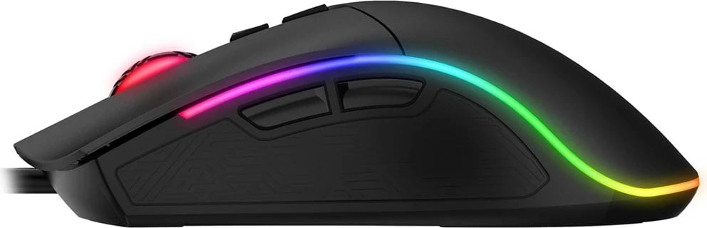 Maus Havit MS1001S, optik, për lojëra, USB, i zi-gri