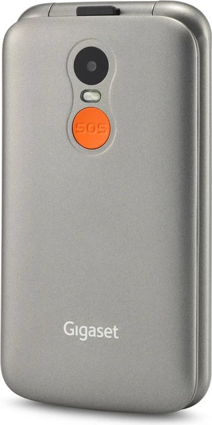 Celular Gigaset GL590, 32MB RAM, 32MB ROM, ekran 2.8 inç, slot MicroSD, titansilber