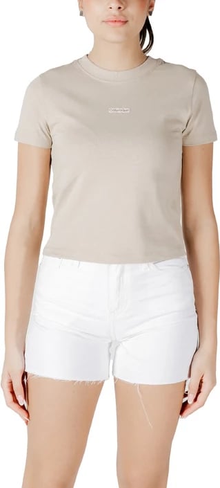 Maicë për femra Calvin Klein, bezhë