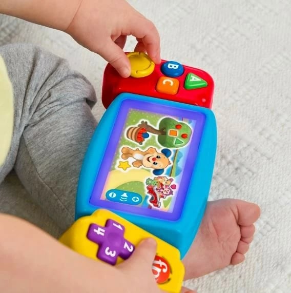 Konsolë lodër Fisher Price Laugh & Learn Twist & Learn Gamer, për fëmijë, shumëngjyrëshe