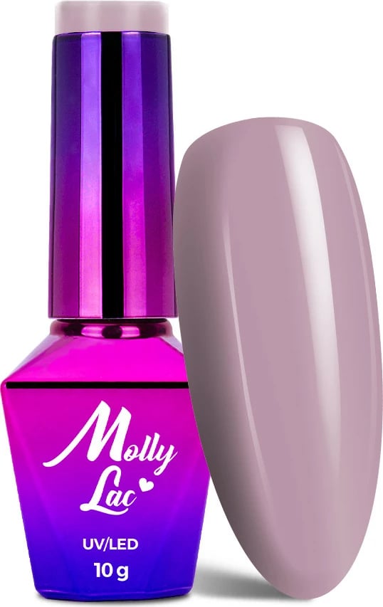 Llak për thonj për femra MollyLac Obsession Hybrid 212 Rich Lilac 10g