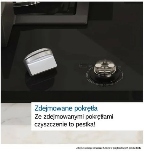 Pllakë gazi Bosch PPP6A2I40, xham, 4 zona, e zezë