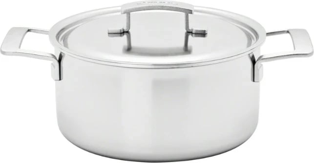 Tigan për salcë Demeyere INDUSTRY 5 40850-669-0, 5.2L, Rrethor, Argjendtë