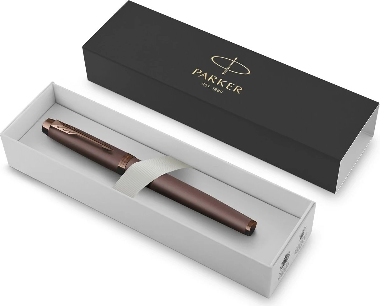 Stilolaps Parker IM, Metal, Burgundi