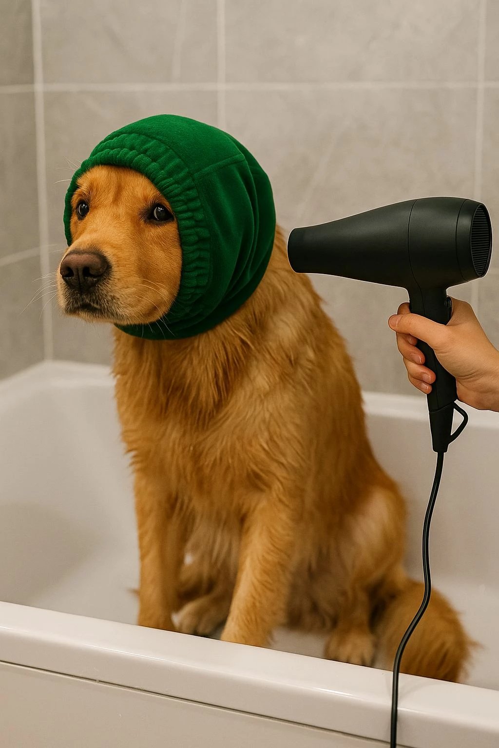 Kulakmbrojtës për qen, ngjyrë kaki, Paws & Whiskers