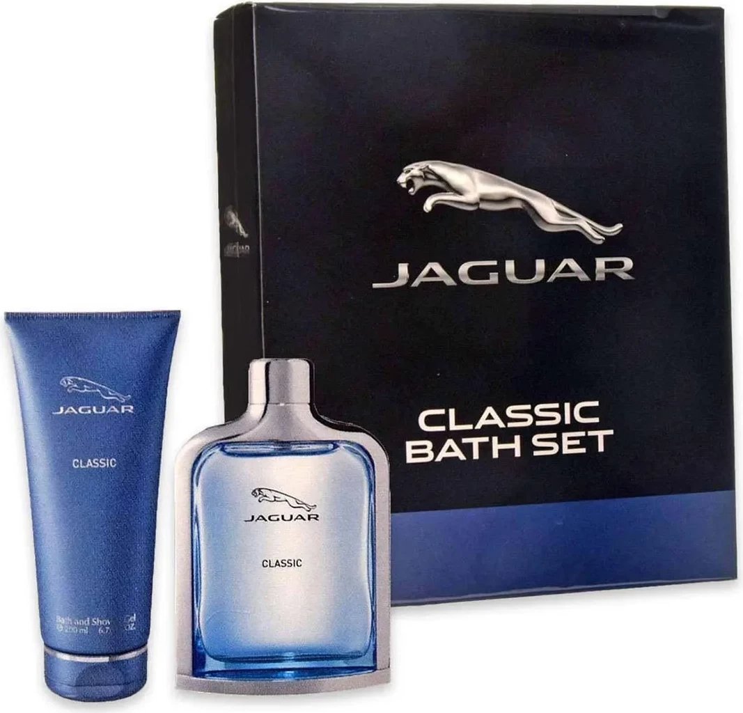 Set për larje dhe Eau de Toilette unisex Jaguar Classic 100ml + xhel dushi 200ml