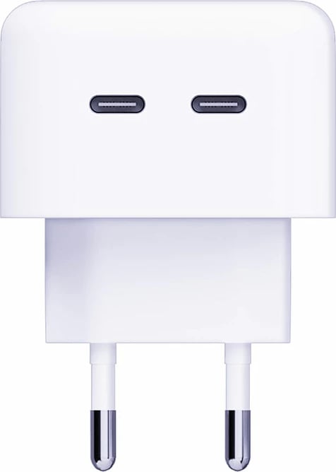 Karikues muri 3mk Hyper Charger 35W, 2x USB-C, i bardhë