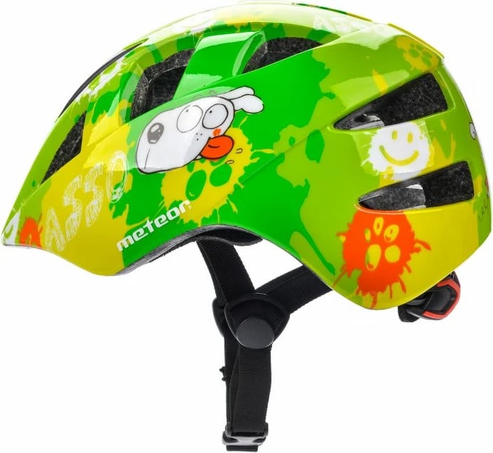 Helmetë për bicikletë për fëmijë Meteor, jeshile