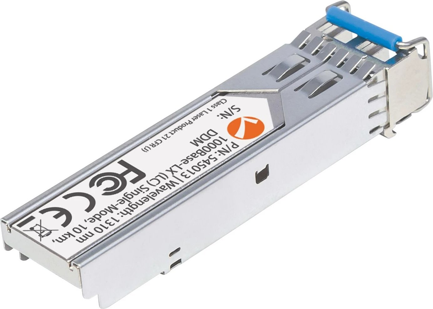 Modul transceiver Intellinet, optik, Gigabit Fiber SFP, 1000Base-Lx (LC), 10km, alumin