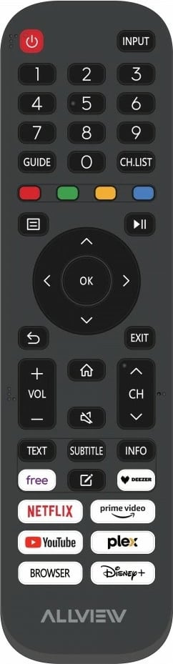 Televizor Smart Allview 55IPLAY6300-U, 55", Ultra HD/4K, VIDAA, Argjendtë