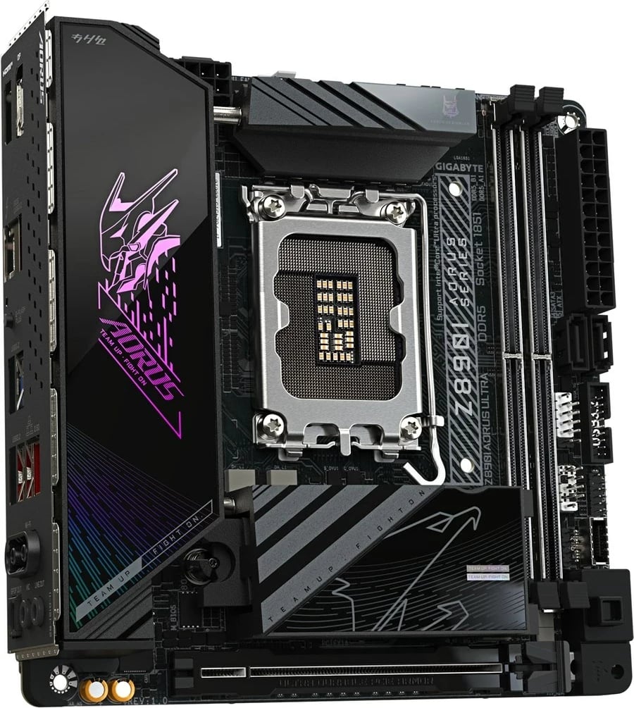 Pllakë amë Gigabyte Z890I AORUS ULTRA, Socket-1851, mini ITX, E zezë