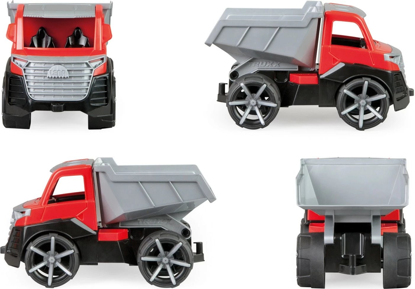 Kamion lodër Lena Truxx2, plastikë, me figurë, Kuq/Gri Kamion lodër Lena Truxx2, plastikë, me figurë, Kuq/Gri