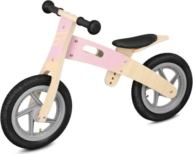 Biçikletë balancuese Spokey Woo Ride Duo R3175, për fëmijë, gri-rozë
