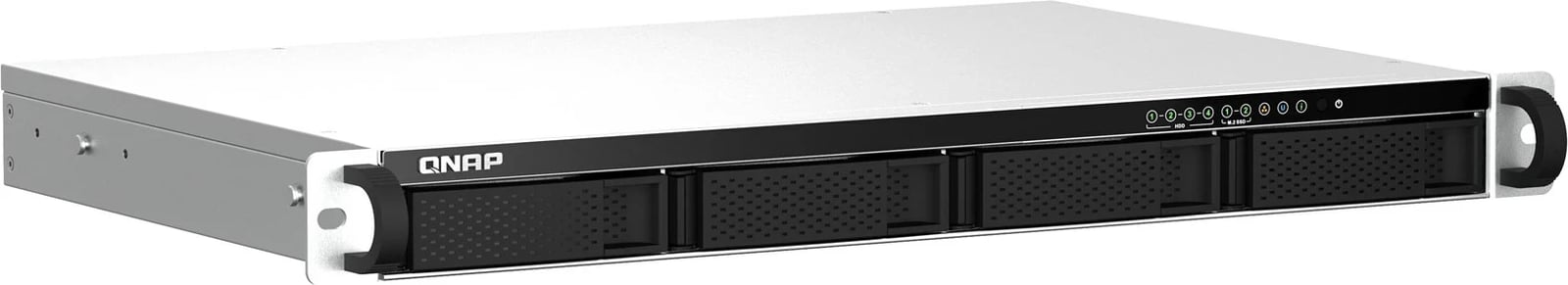 NAS QNAP TS-464eU, Intel Celeron N5095, 8 GB DDR4, Rack 1U, E zezë