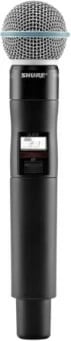 Mikrofon pa tela SHURE QLXD2/B58-K51, me ekran LCD, i zi