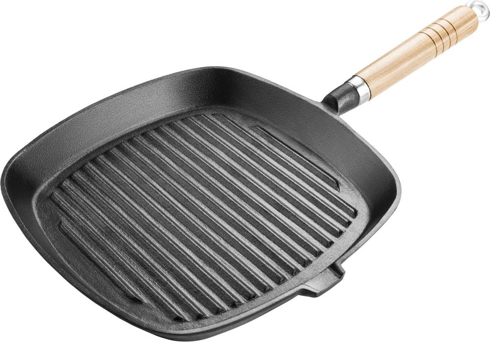 Tigan grilë Lamart LT1063, 24cm, prej gize, i zi