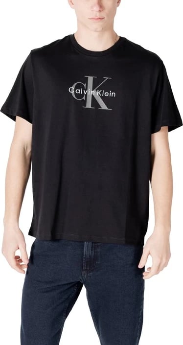 Maicë për meshkuj Calvin Klein Jeans, e zezë
