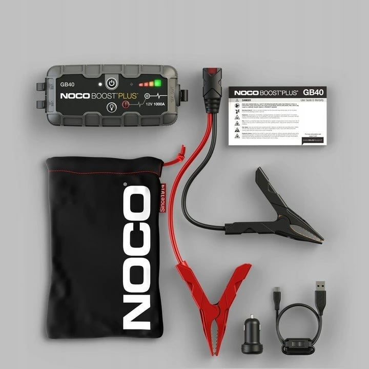 Kabllo rryme për veturë NOCO GB40 Boost, 12V, 1000A, 12V/USB