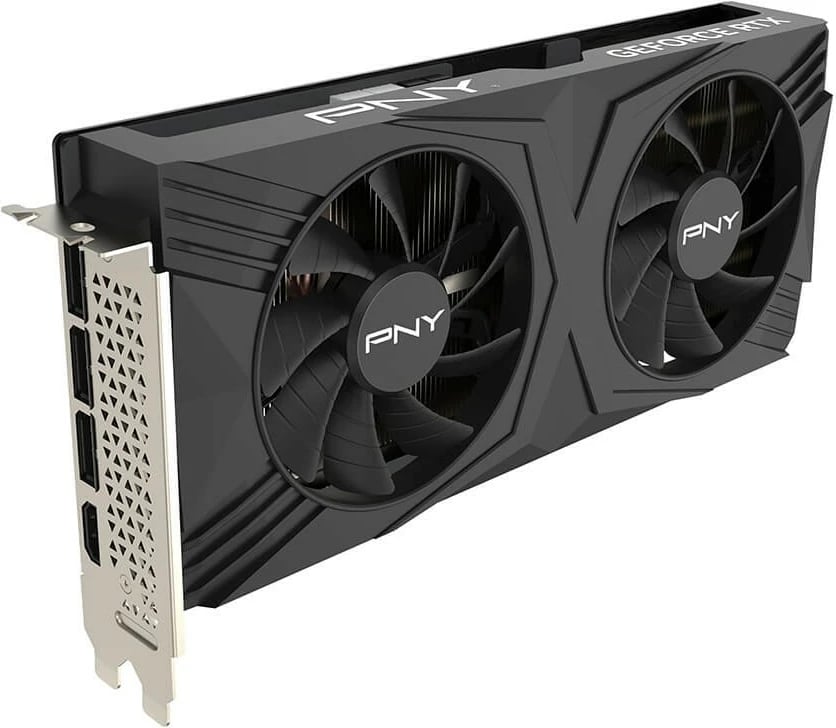Kartelë grafike PNY GeForce RTX 4070 SUPER, 12 GB, GDDR6X, e zezë