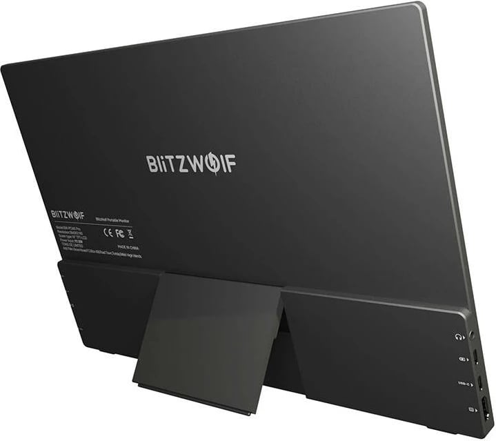 Monitor portativ BlitzWolf BW-PCM5 Pro 16", UHD 3840 x 2160, Touchscreen, i zi
