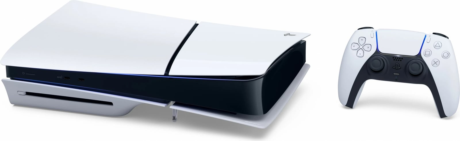 Konsolë Sony PlayStation 5 Slim, 1TB, e zezë dhe e bardhë