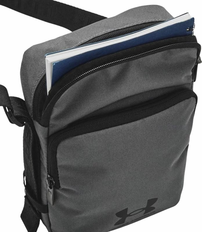 Çantë crossbody Under Armour, unisex, gri