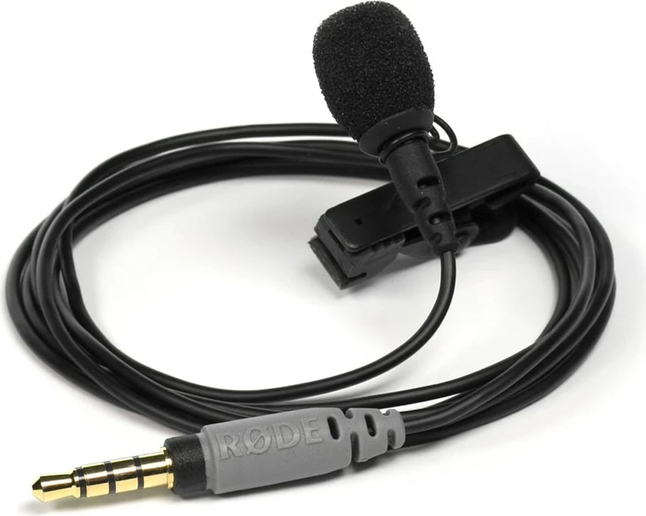 Mikrofon lavalier RODE smartLav+, me kabllo, 3.5 mm, i zi, 2 copë