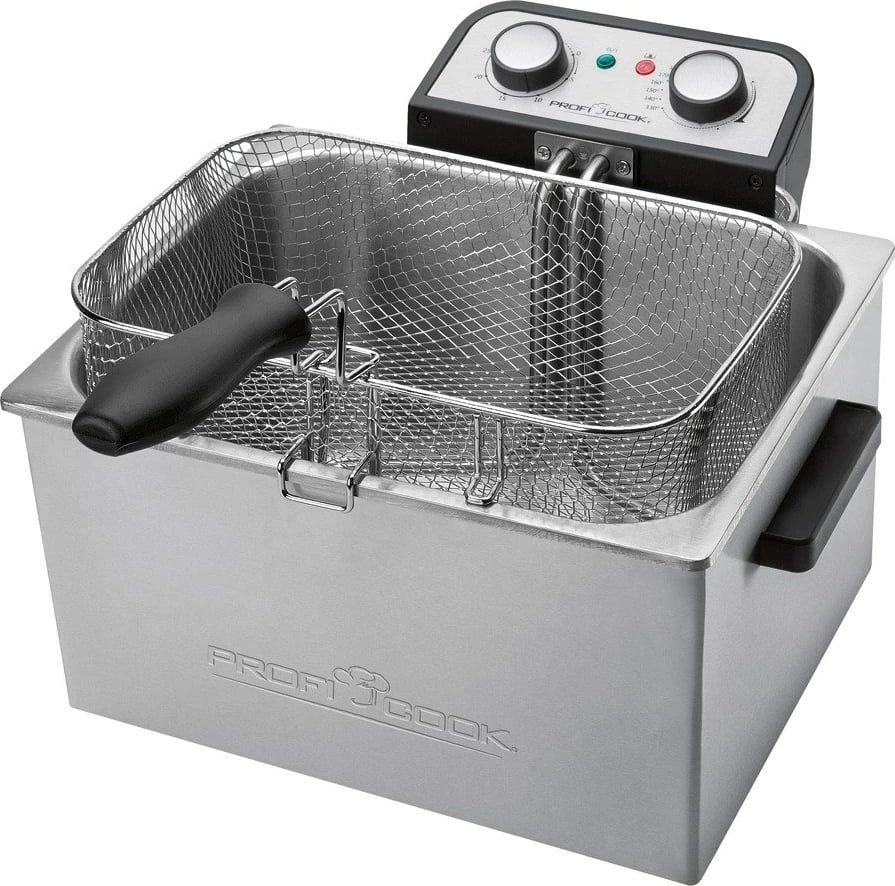 Fritezë Clatronic PC-FR 1038, Stand-alone, 3000 W, Argjendtë