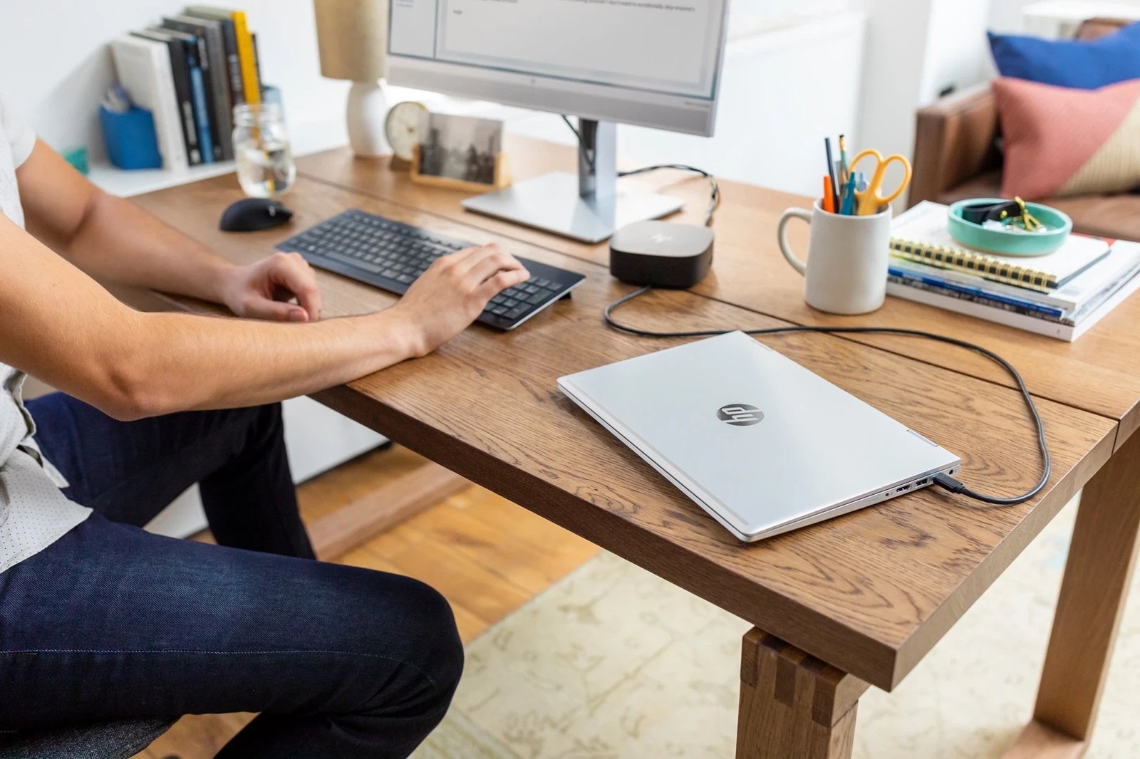 Docking station HP USB-C Dock G5, e zezë