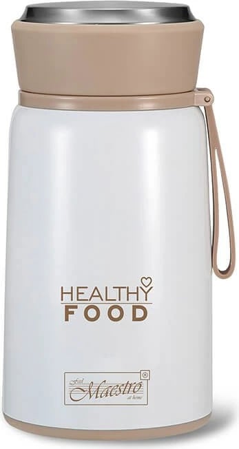 Termos ushqimi Maestro MR-1646-80, 800 ml, bardhë