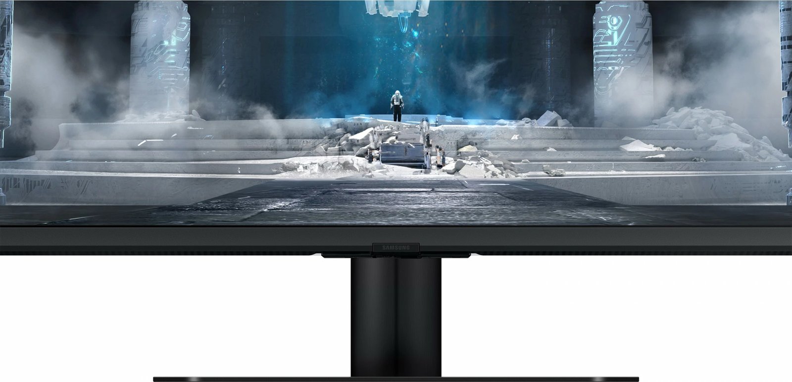 Monitor Samsung S43CG700NU, 43", 4K Ultra HD, LED, 1 ms, i zi, i bardhë