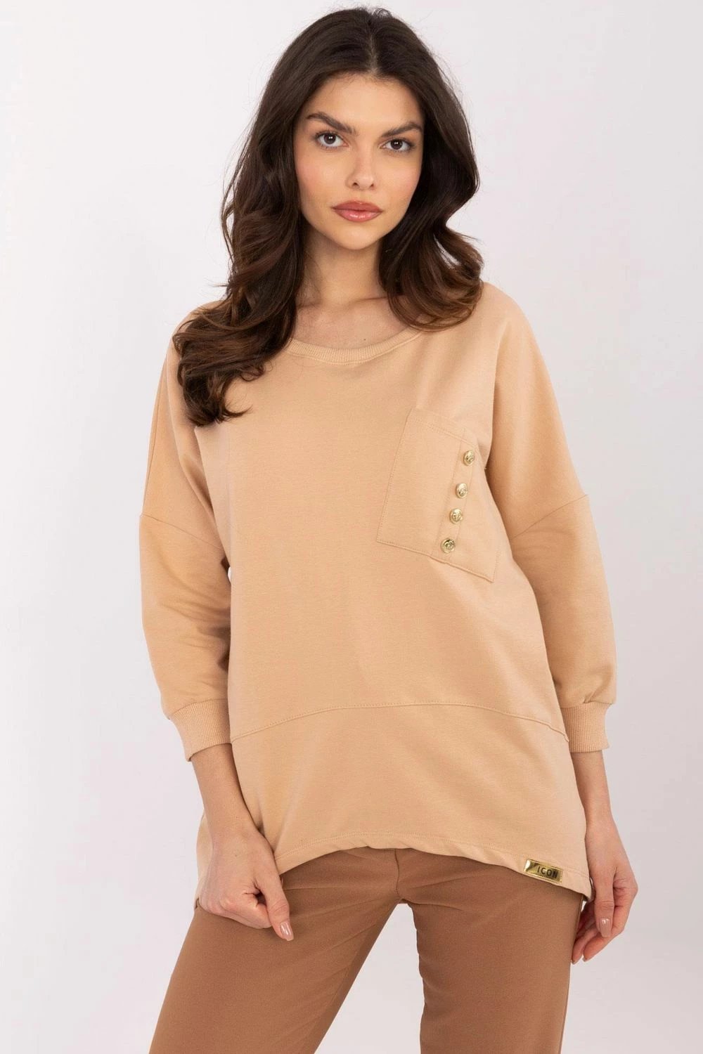 Bluzë për femra Factory Price 208554, kafe