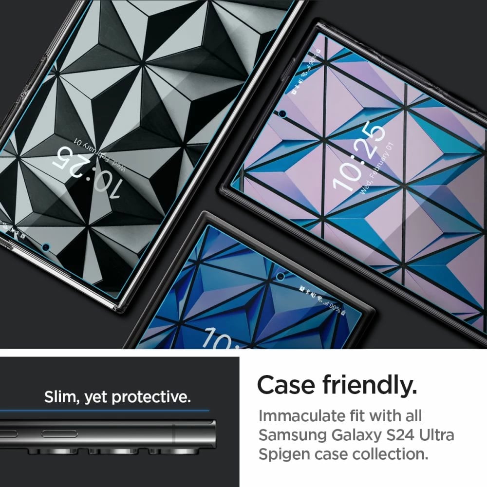 Folje mbrojtëse Spigen Neo Flex për Samsung Galaxy S24 Ultra, 2 copë