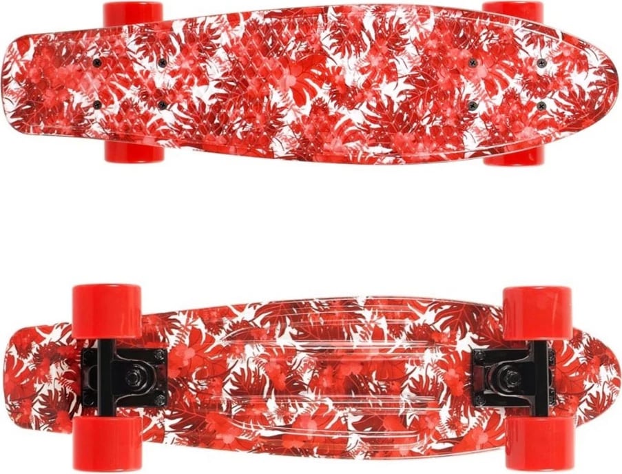 Skateboard unisex SMJ, e kuqe