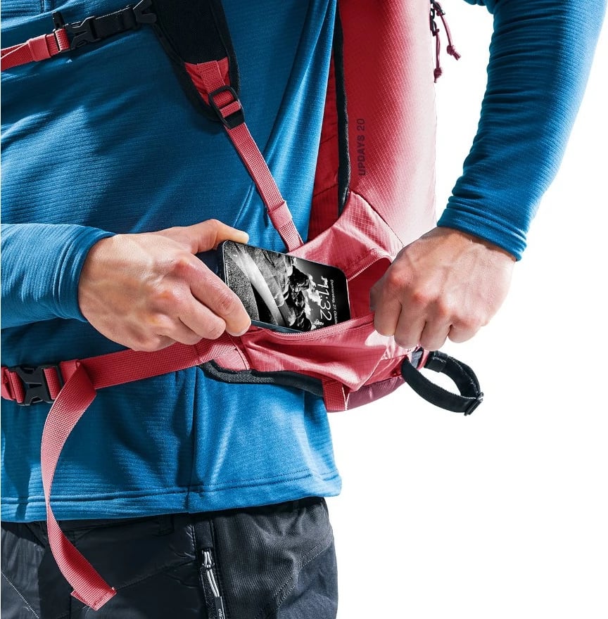 Çantë shpine Deuter Updays 20, 20L, ruby/hibiscus