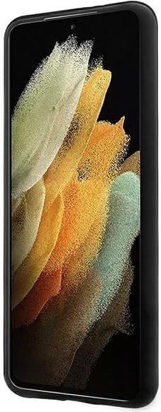 Mbështjellës U.S. Polo Assn. USHCS21SSLHRTBK Silicone On Tone për Samsung Galaxy S21, i zi