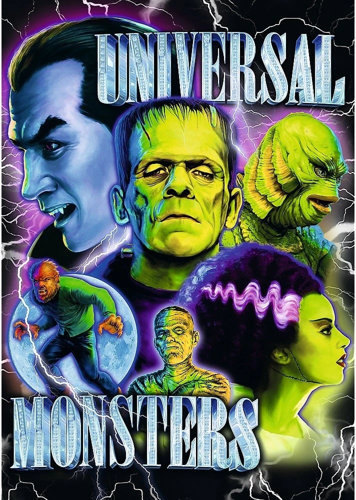 Puzzle Trefl Universal Monsters 1000 pjesë, 68.3x48 cm Puzzle Trefl Universal Monsters 1000 pjesë, 68.3x48 cm