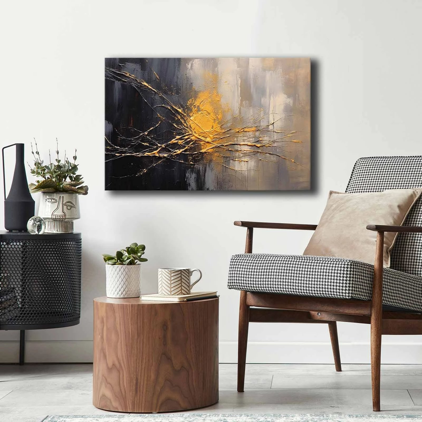 Pikturë dekorative në kanavacë, shumëngjyrëshe, 45x70cm, 4570GSC-008