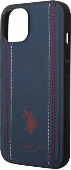 Mbështjellës U.S. Polo Assn. USHCP14MPFAV për iPhone 14 Plus 6.7", lëkurë sintetike, navy
