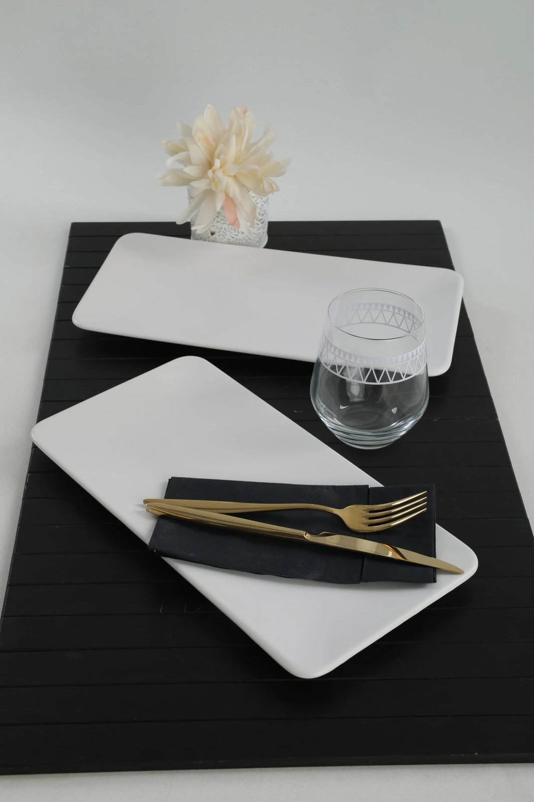 Set pjatash (2 copë), Hermia Concept, ngjyrë e bardhë mat, ST032002F022A000000MAKYK01