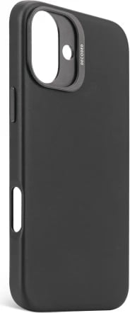 Mbështjellës Decoded Leather Backcover me MagSafe për iPhone 16 Plus, e zezë