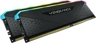 RAM Memorje Corsair Vengeance RGB RS, 32GB (2x16GB), DDR4, 3600MHz, CL18, e zezë