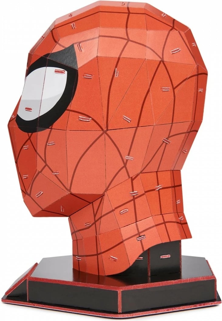 Puzzle 4D Spin Master Spider-Man Maskë, 82 pjesë, plastikë, kuqe